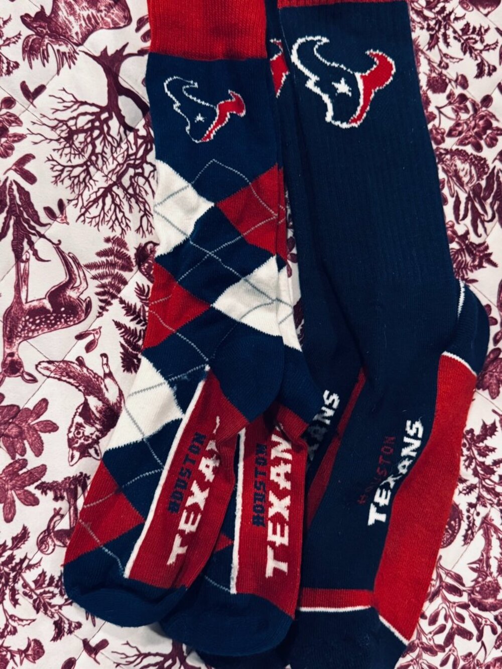 Couples Houston Texans Socks